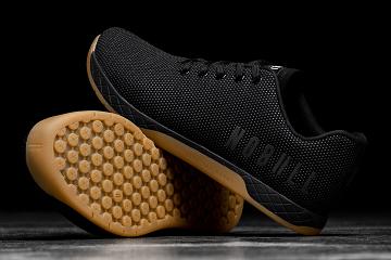 Men's Nobull Gum Trainers Black | SG U2436Z